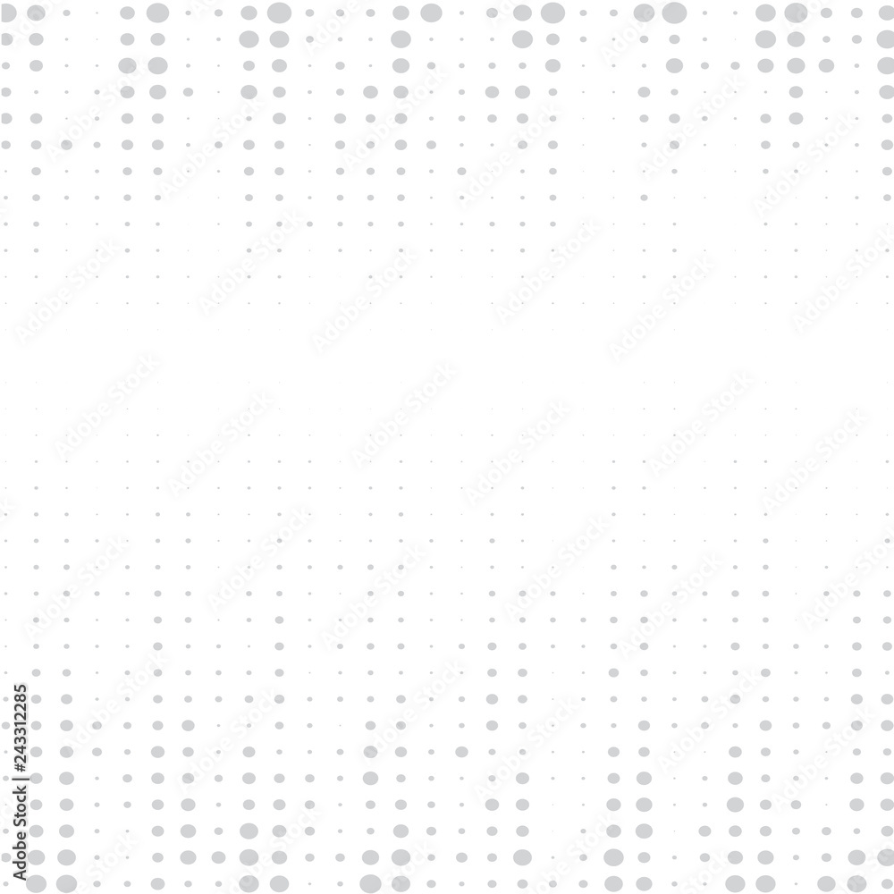 The gray dots of different sizes having different density on white . The gray dots of different sizes having different density on white .