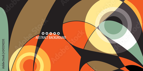 Geometric colorful abstract background