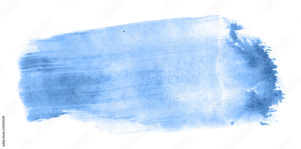 Abstract watercolor background hand-drawn on paper. Volumetric smoke elements. Blue, Marina color. For design, web, card, text, decoration, surfaces. Abstract watercolor background hand-drawn on paper. Volumetric smoke elements. Blue, Marina color. For design, web, card, text, decoration, surfaces.