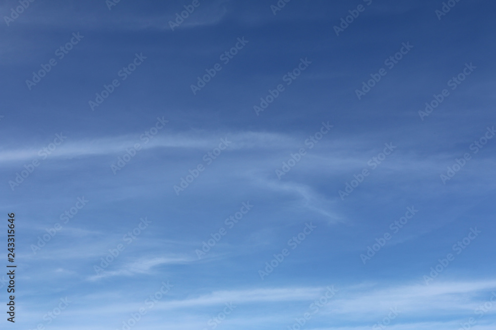 Blue sky and cloudy background