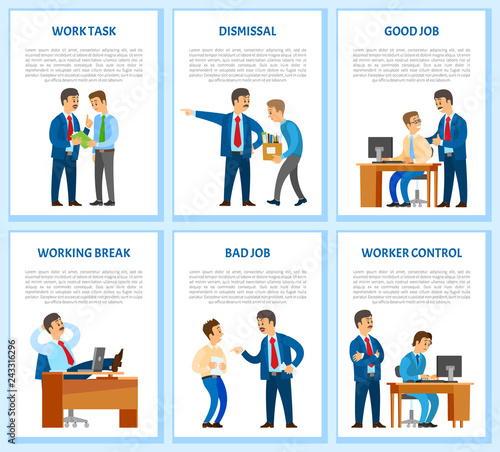 Work Task and Order Employee Dismissal by Employer