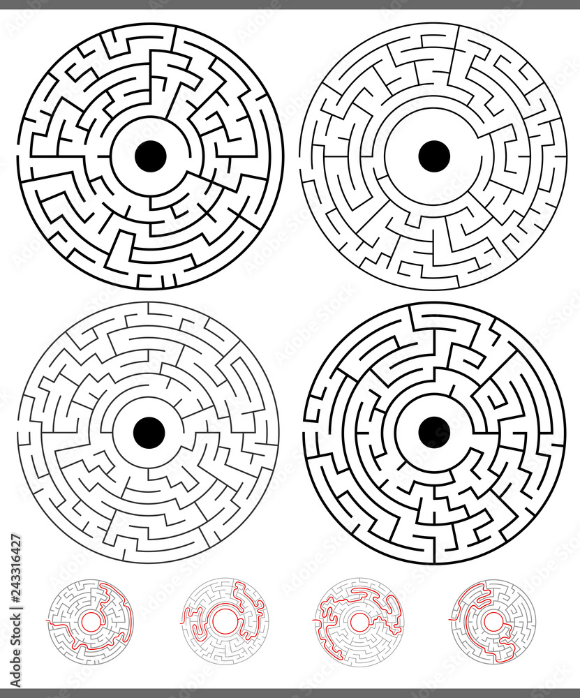 maze game activities set with solutions maze game activities set with solutions