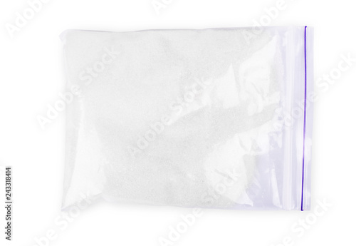Sugar pack isolated over white background