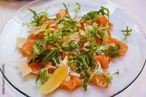 Different dishes on the holiday table