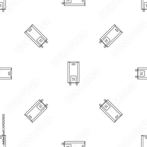 Boiler icon. Outline illustration of boiler vector icon for web design isolated on white background