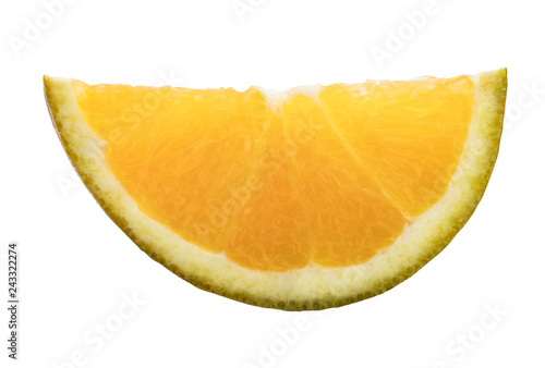 Dark orange isolated on white background