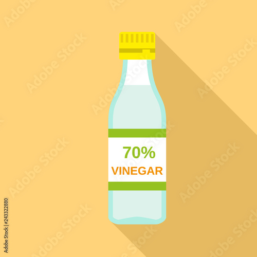 70 percent vinegar icon. Flat illustration of 70 percent vinegar vector icon for web design
