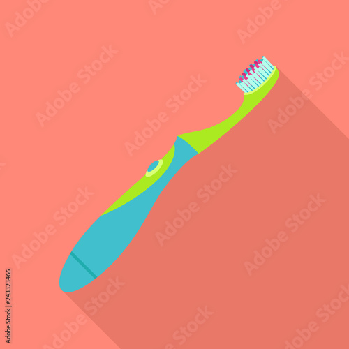 Hygiene toothbrush icon. Flat illustration of hygiene toothbrush vector icon for web design
