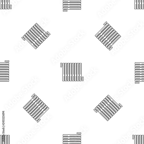 Radiator icon. Outline illustration of radiator vector icon for web design isolated on white background