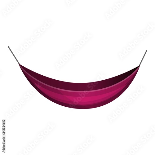 Home hammock icon. Cartoon of home hammock vector icon for web design isolated on white background
