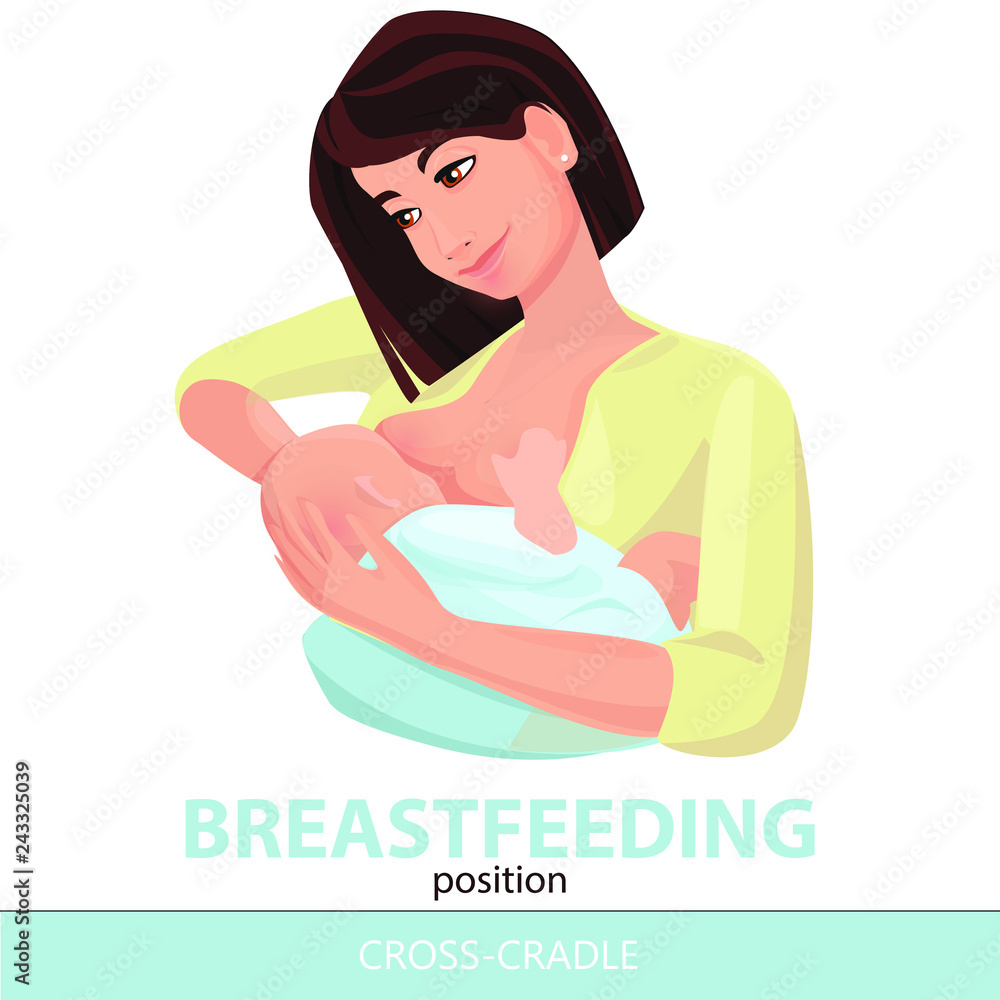 Breastfeeding position. Breastfeeding position.