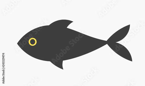 Black fish icon