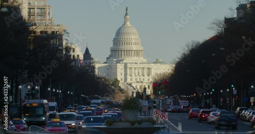US Capitol Building Pennsylvania Avenue Washington DC Winter 20190110