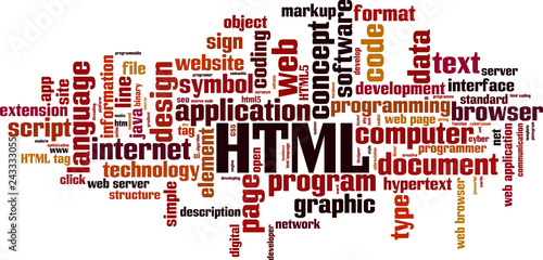 HTML word cloud