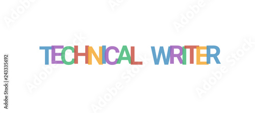 Technical Writer word concept