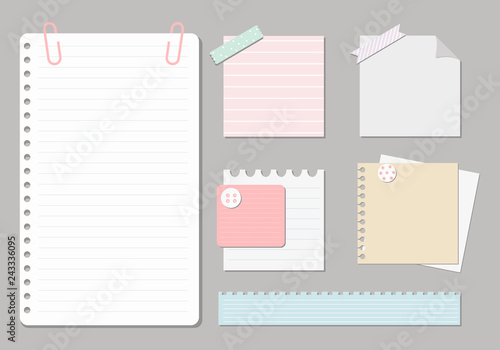 design elements for notebook, diary, stickers and other template.vector,illustration.
