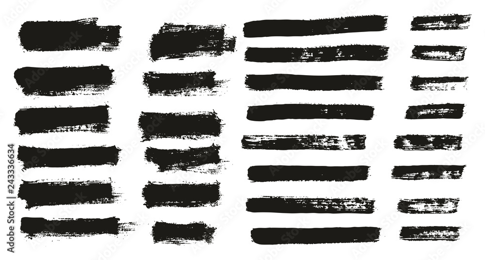 © Bakai - Paint Brush Thin Background & Lines High Detail Abstract Vector Background Mix Set 103