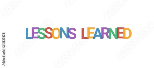 Lessons learned word concept