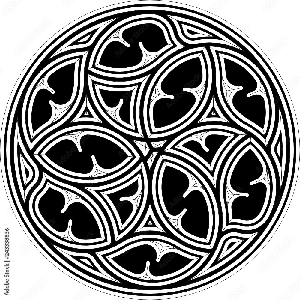 Fototapeta premium Geometric tracery 76