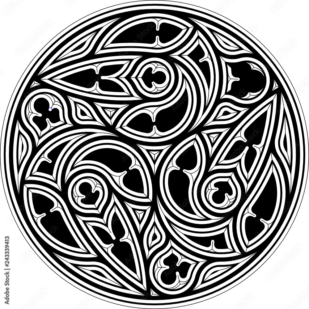 Geometric tracery 55 Geometric tracery 55
