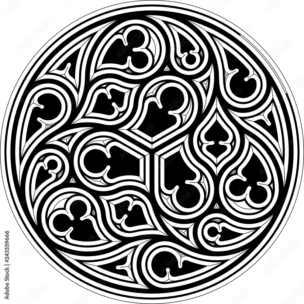 Geometric tracery 45 Geometric tracery 45