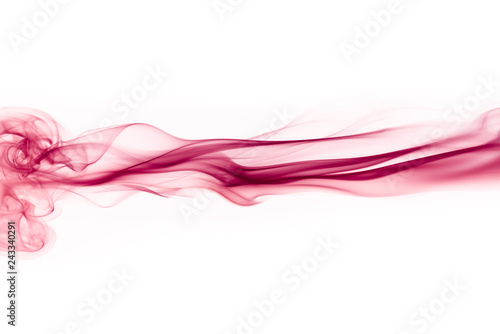 Abstract red smoke