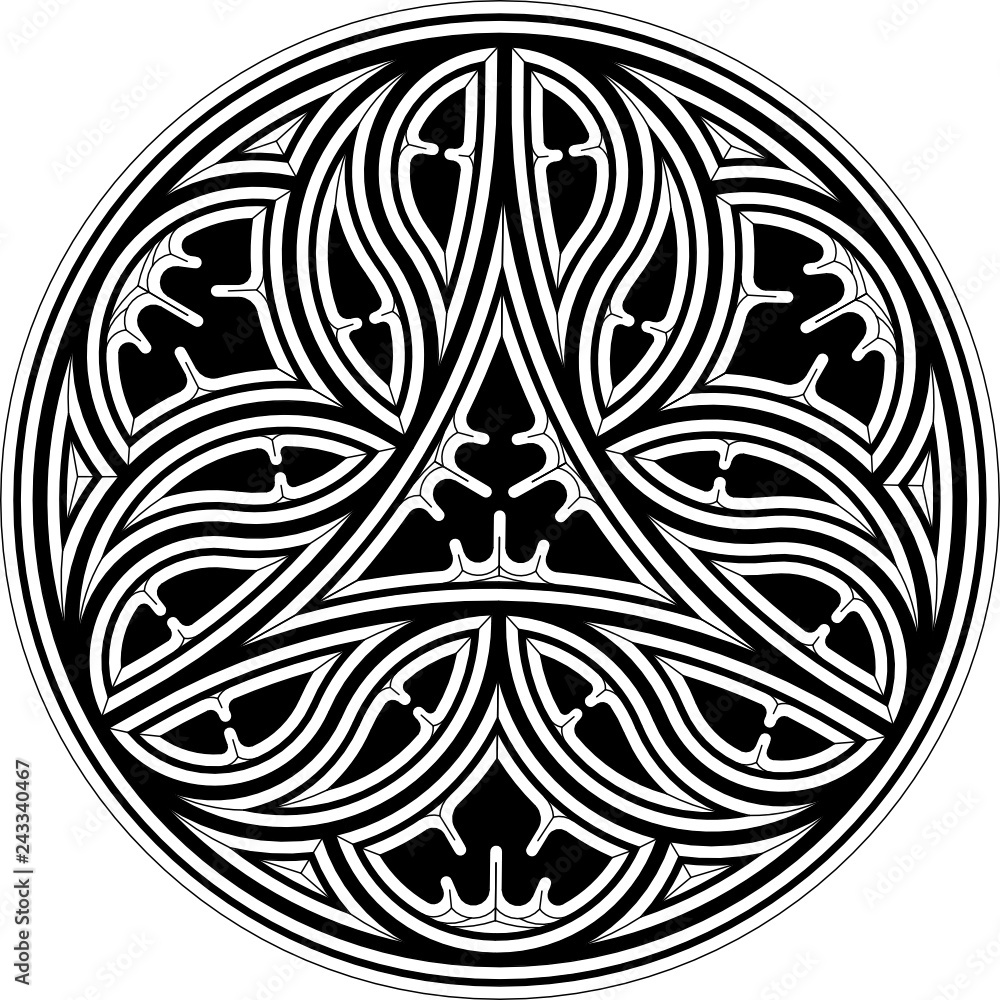 Fototapeta premium Geometric tracery 13