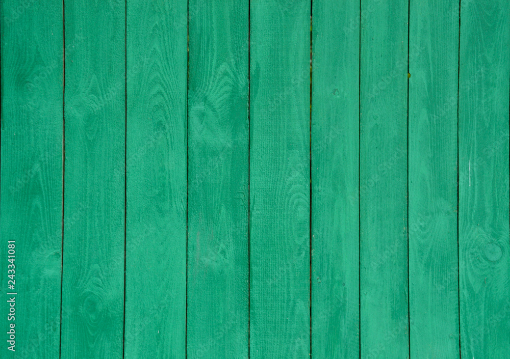 Green wooden background Green wooden background
