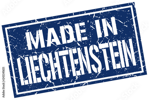 made in Liechtenstein stamp