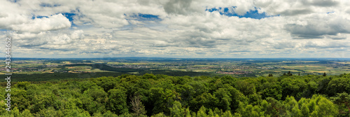 Panorama of the Wetterau as seen from viewpoint Winterstein © Circumnavigation