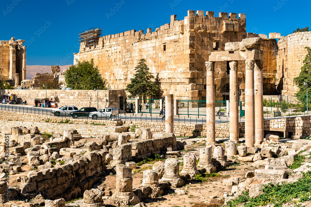 Temple of the Muses at Baalbek, Lebanon