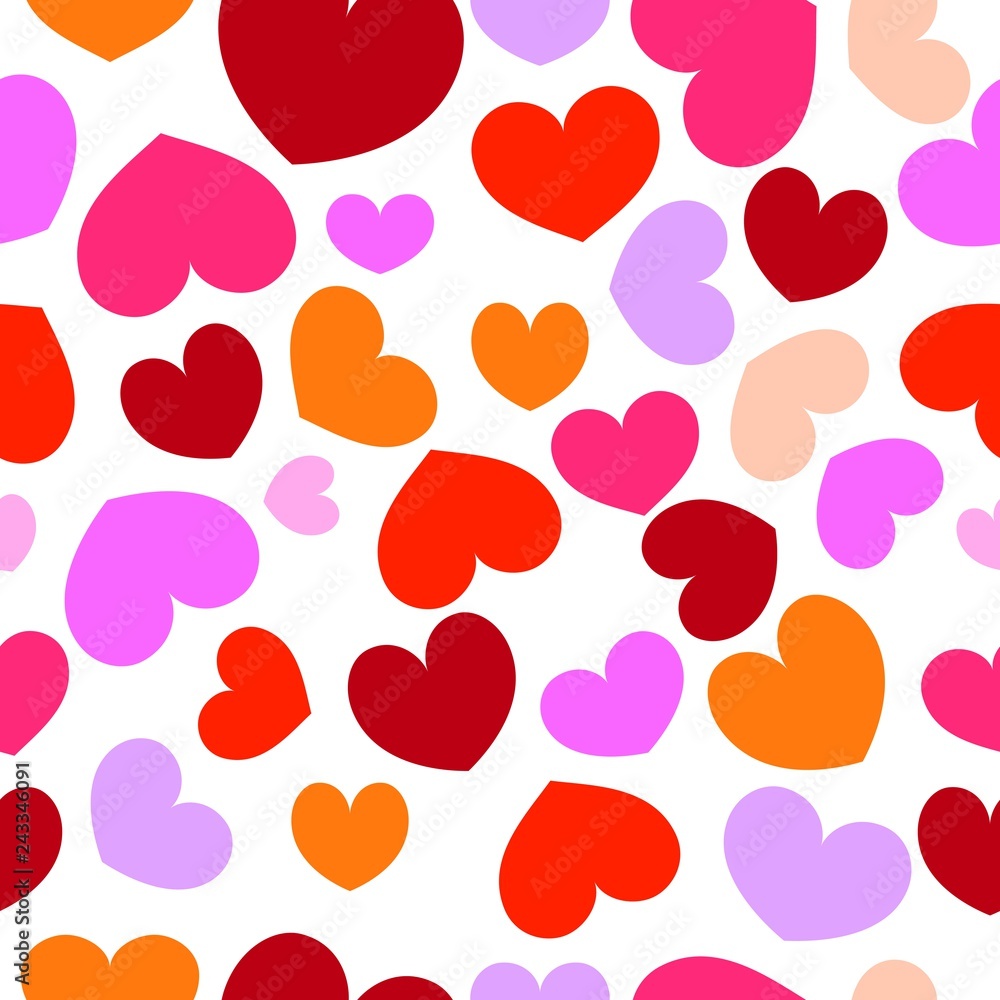 multicolored seamless hearts multicolored seamless hearts