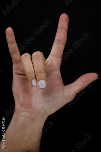 non-verbal comucation hands