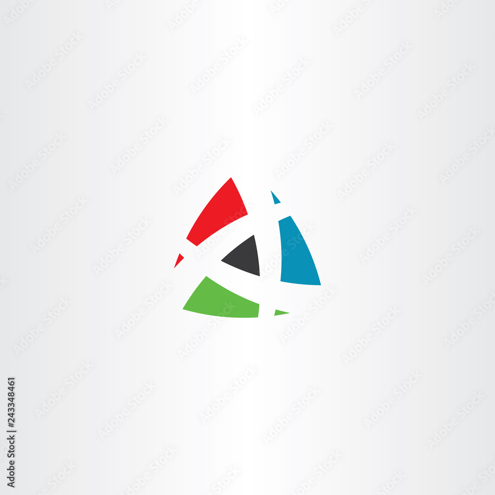 a symbol element logotype letter icon colorful sign logo
