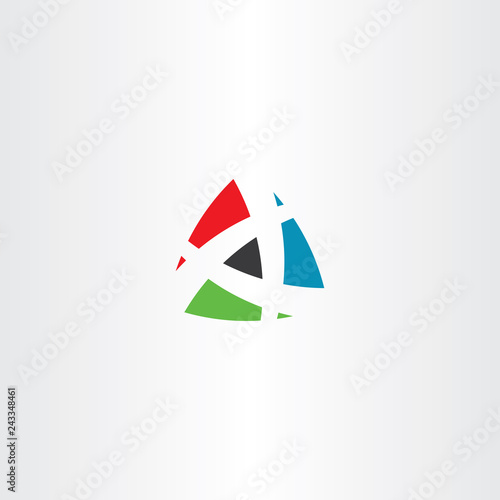 a symbol element logotype letter icon colorful sign logo