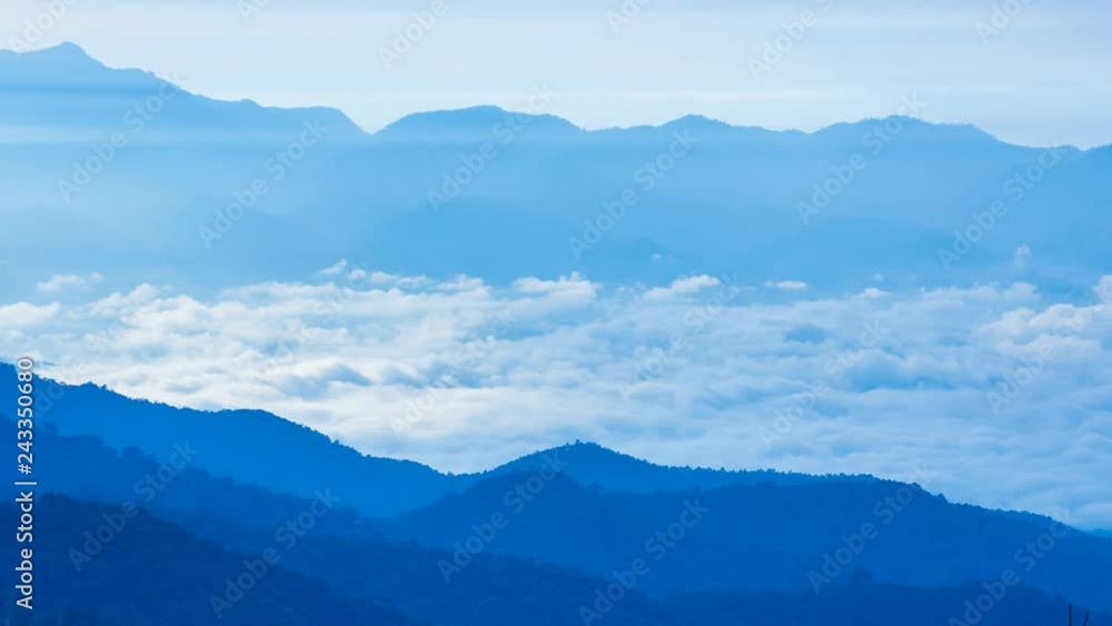 Beautiful Mist Floating Around Valleys 4K Time Lapse (zoom out) Beautiful Mist Floating Around Valleys 4K Time Lapse (zoom out)