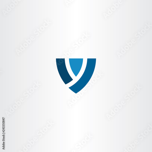 letter logo v and y vy logotype vector design element