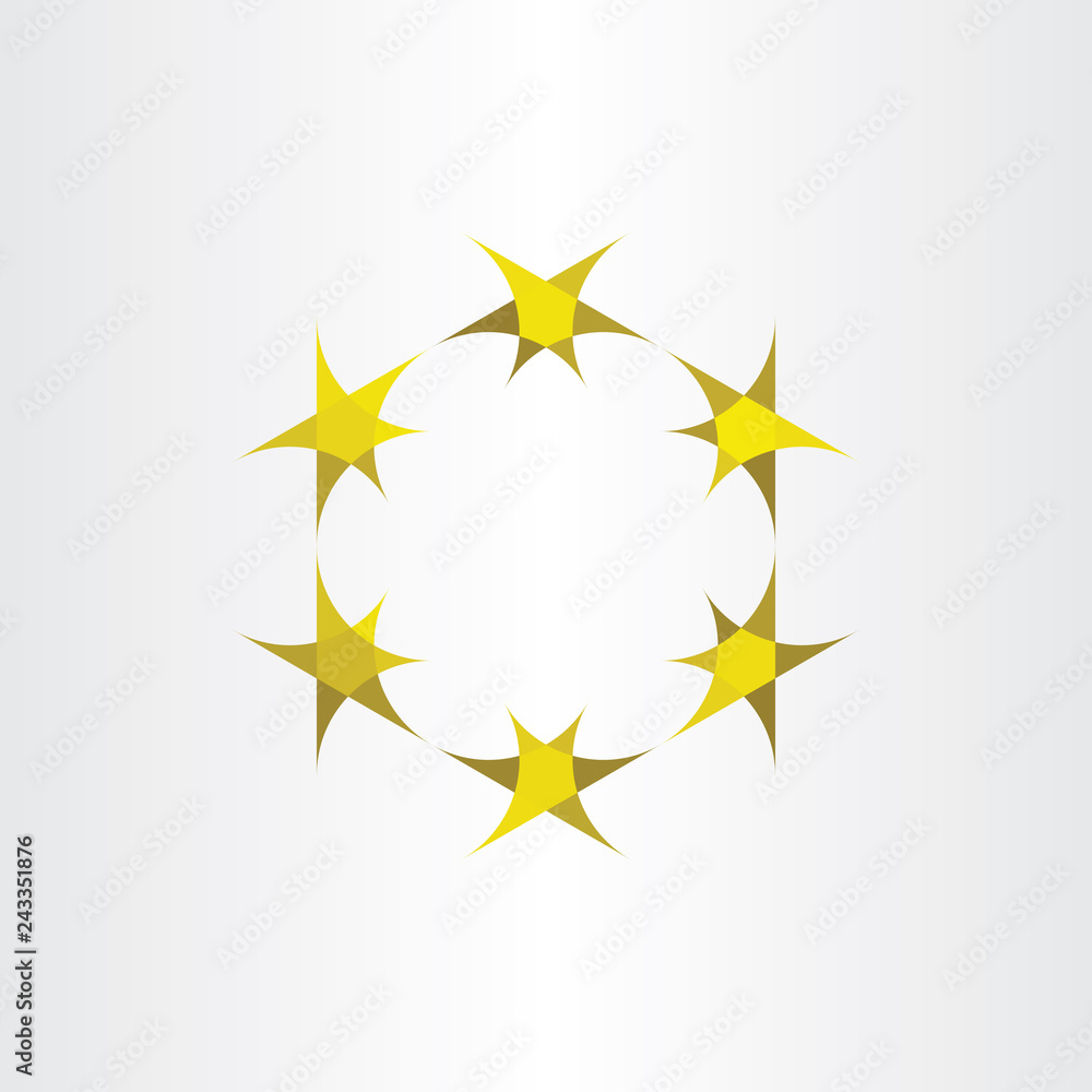 yellow stars vector geometric logo icon symbol yellow stars vector geometric logo icon symbol