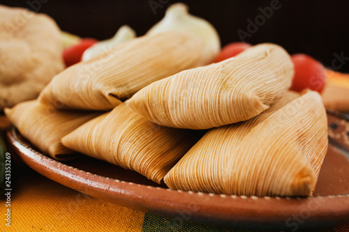 tamales mexicanos, mexican tamale, spicy food in mexico photo