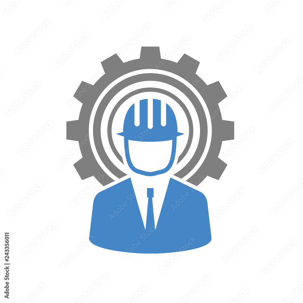 Egineer icon on white background for graphic and web design, Modern simple vector sign. Internet concept. Trendy symbol for website design web button or mobile app Egineer icon on white background for graphic and web design, Modern simple vector sign. Internet concept. Trendy symbol for website design web button or mobile app