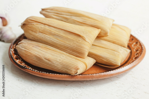 tamales mexicanos, mexican tamale, spicy food in mexico photo