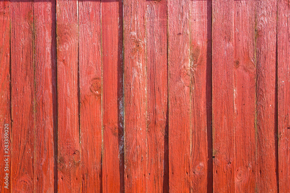 red wood plank background. detail of fence red wood plank background. detail of fence