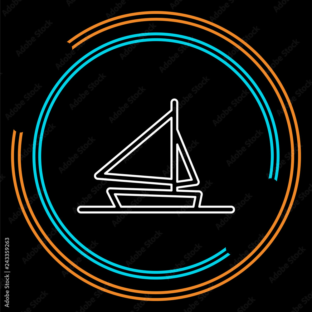 ship icon, cruise ship - vector boat ship icon, cruise ship - vector boat