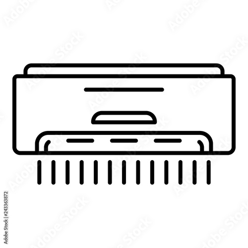 Room conditioner icon. Outline room conditioner vector icon for web design isolated on white background