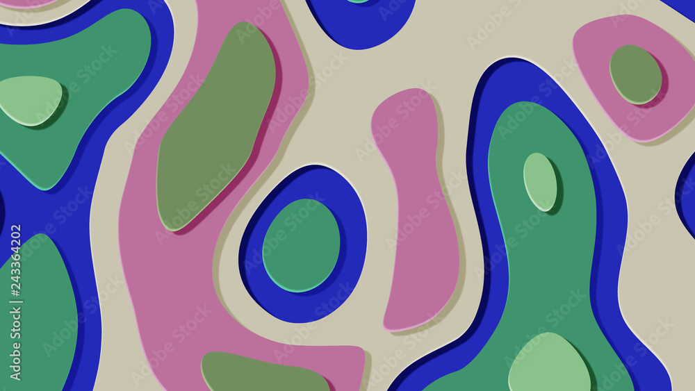 Naklejka premium Background in paper style. Abstract colorful background.