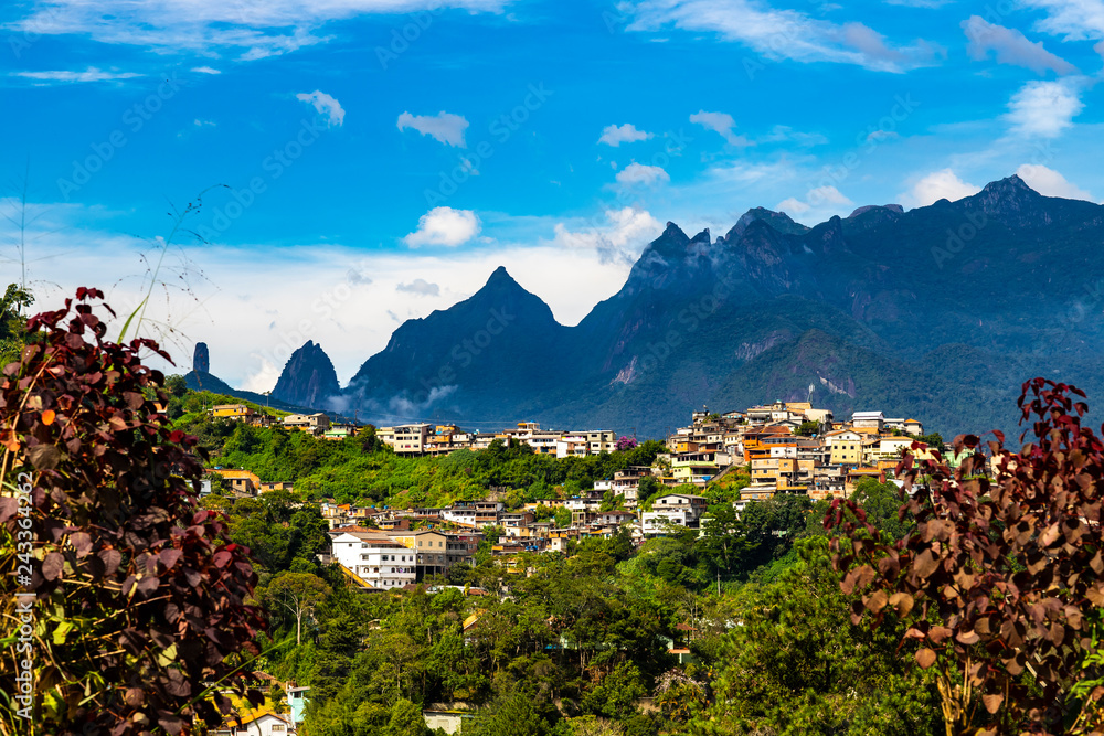 Teresópolis Rj Beautiful view of the mountains and cities of the world. City of ...
