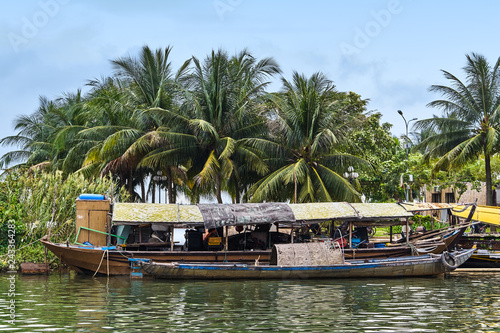 Fisherman's boat on the river, Hoi An, Vietnam © Alexey Pelikh