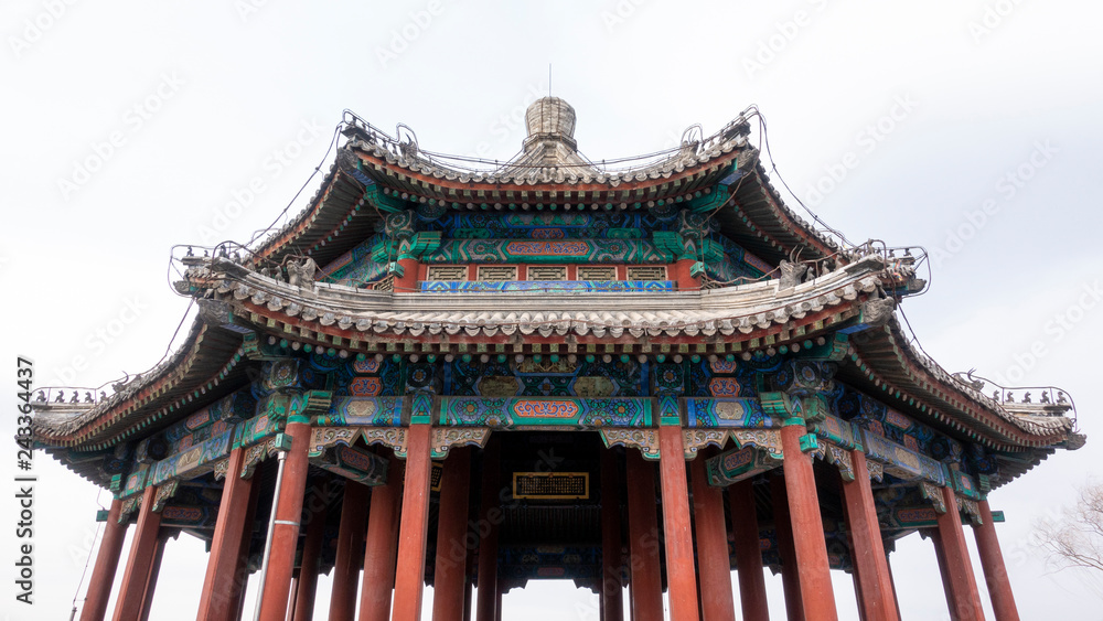 BEIJING, CHINA - DECEMBER 22, 2018: Summer Palace in Beijing BEIJING, CHINA - DECEMBER 22, 2018: Summer Palace in Beijing