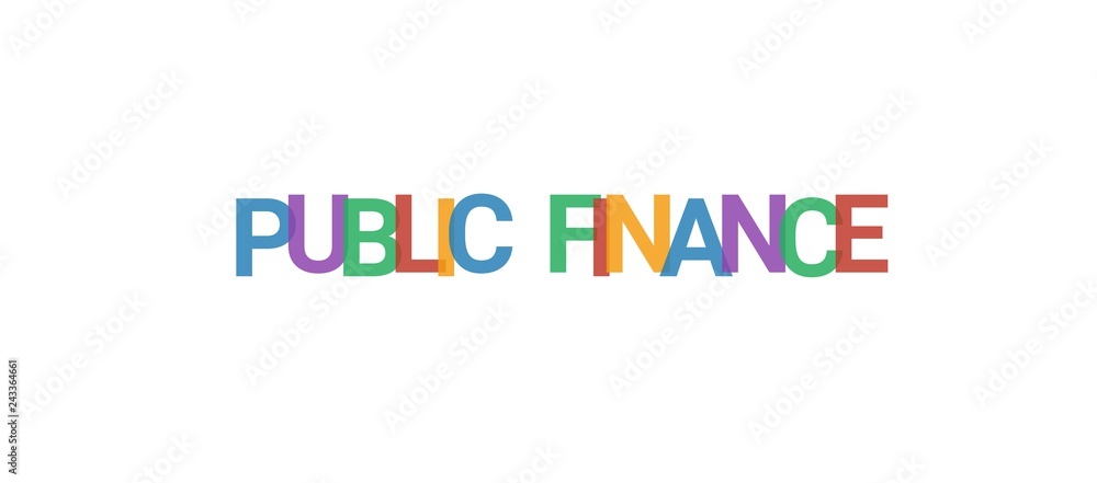 Public Finance word concept Public Finance word concept