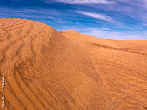 Sandd  nen in der W  ste Sahara im S  den von Marokko